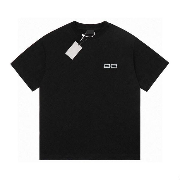 

men's plus tees & polos round t-shirt plus size neck embroidered and printed polar style summer wear with street pure cotton n221e, Black;brown