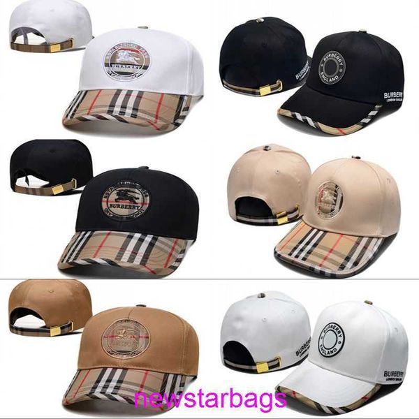 

original edition designer burbberys hat online store ins classic letter print pattern for male and female lovers the same casual sun visor b, Blue;gray