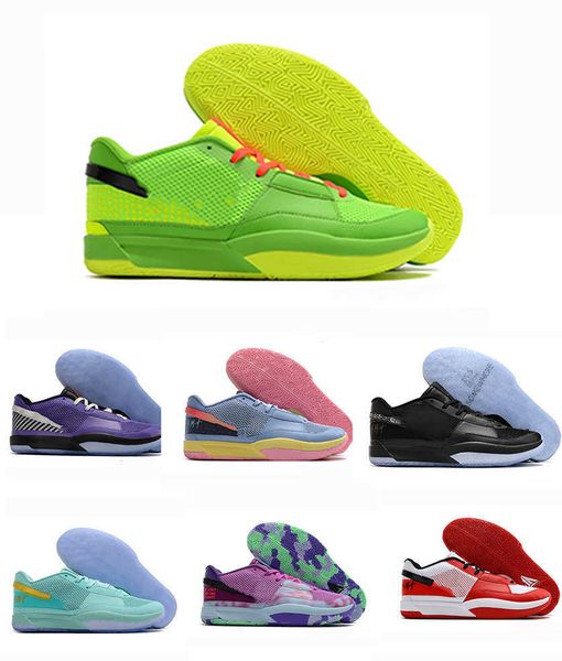 

1 sneakers grinch day ja ja morant first signature 1 men for sale basketball shoes dark grey pure yakuda platinum bright mango yakuda sneake, Black