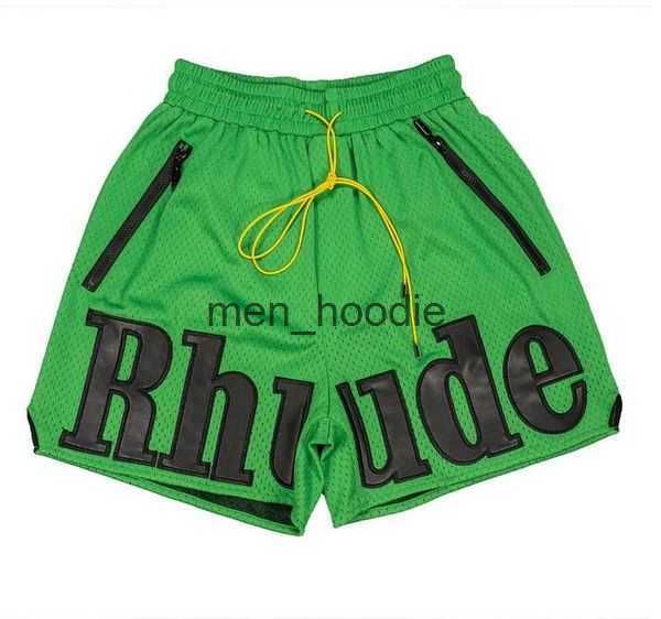 

rhude shorts men's shorts ee designer men rh limited rhude letter shorts summer swim short knee length hip hop high street sports train, White;black