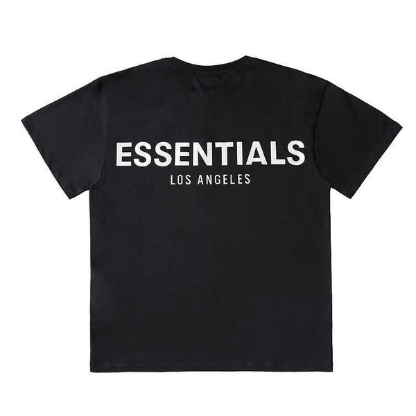 

ess tees t-shirts fashion clothing fears of god essen mens womens couples limited 3m reflective fog short sleeve t-shirt in los angeles, White;black