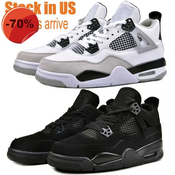 

basketball 4s 4 shoes for men military black cat red mens sneakers