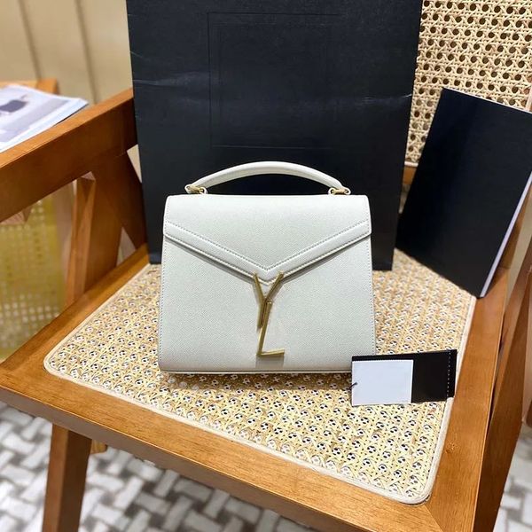

real cowhide designer bag cassandra crossbody bag handbags for women latest bags original box purse clutch shoulder
