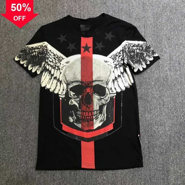 

s polos 21fw men women designer shirts luxury white off phillip plain men shirt hoodies coats spring short sleeve skull diamond bags 16 s to, White;black