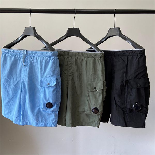 

chrome swim shorts mens short pocket lens summer nylon cargo shorts quick drying breathable swimming jogging shorts 6 colors, White;black