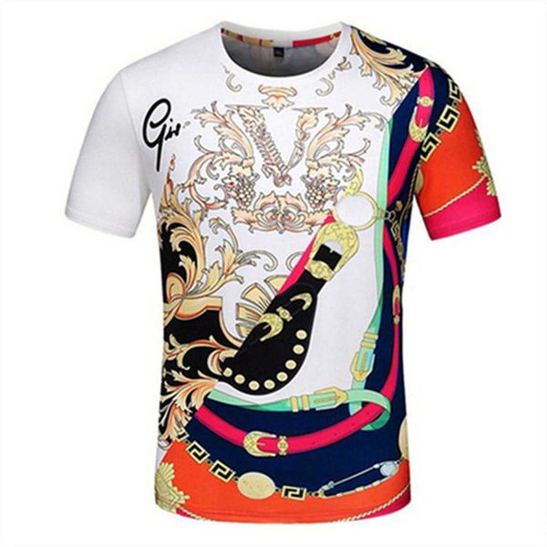 

sleeves versage designer vercace men luxury printed mens for t women shirt tshirts summer short casual tshirt woman outdoor man tees crew n, White;black