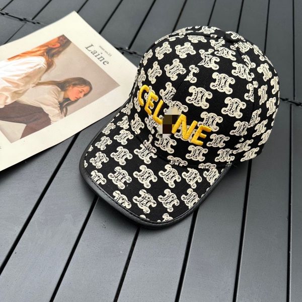 

CeL*ne Luxury Hats Beanie Baseball Caps Men's And Women's High Quality Outdoor Sports Casquette Christmas NewYear Gift, Black