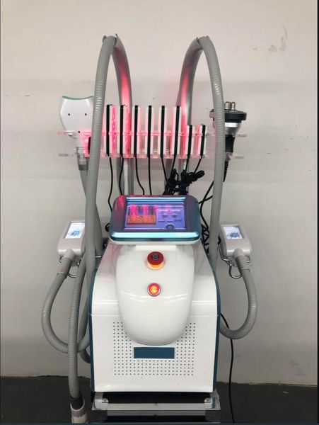 

Super 7 in 1 cryolipolysis fat freeze slimming machine ultrasound cavitation 40k ultrasonic body shaping fat burning Lipo laser beauty salon equipment