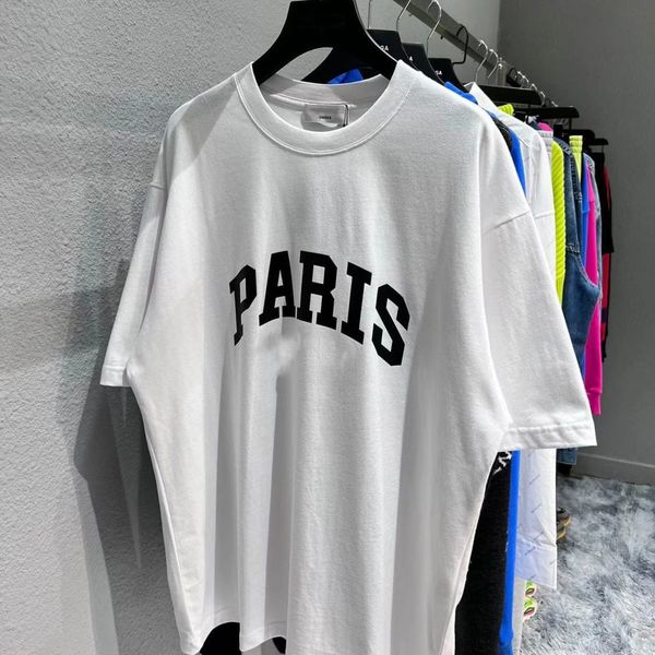 

paris mens t shirts europe france luxury letter graphic printing fashion mens leave me alone short sleeve tshirt women 2b clothes casual cot, White;black
