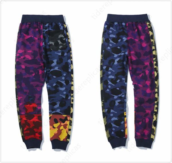 

sports cargo pants designer pants skull dark colorblock trousers sweatpant sweatpants jogging oversized color pocket printed camo lumino vpi, Black