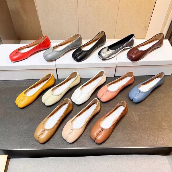 

dress shoes designer ballet shoes spring autumn 100% sheepskin super soft fashion women flat egg roll boat shoe lady leather lazy dance loaf, Black