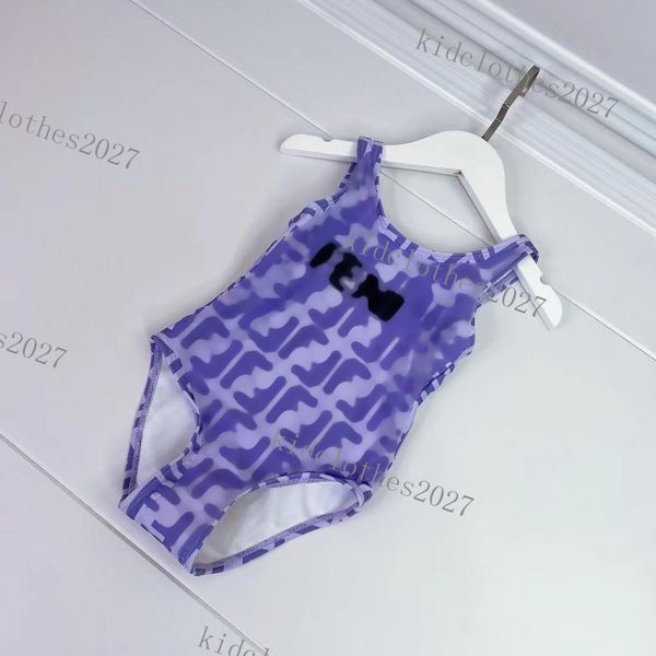 

23 kids one-pieces swimwear designer fashion swimsuit fashion girls baby bathing textile summer swimwear bikinis set swim clothing swimming, Black