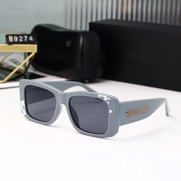 

designer brand luxury channel slim cat eye sunglasses square trendy women's sunscreen versatile foreign temperament polarized uv proof, White;black