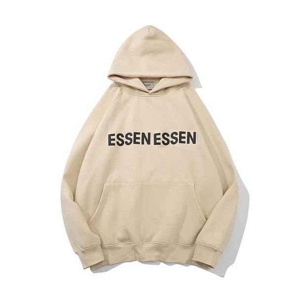 

essen hoodie men hoodies designers hoodies pull-over ess hoodies winter warm man clothing hoody sweatshirts version us size, Black