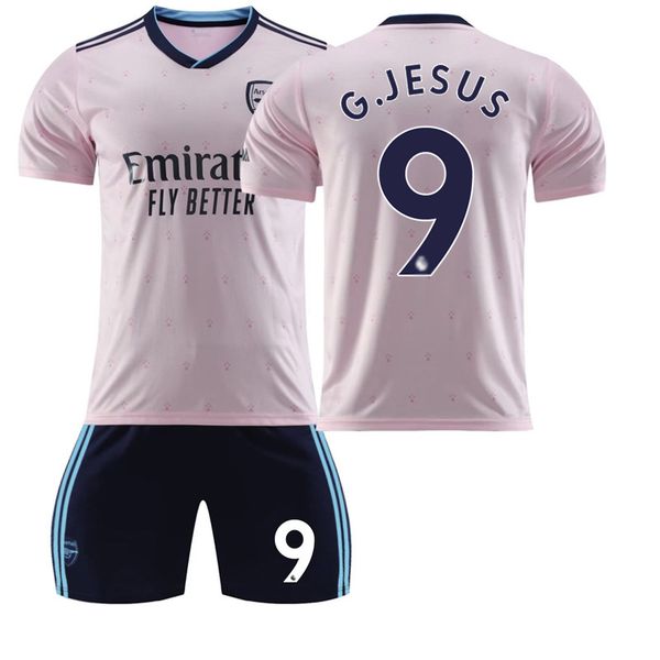 

soccer jerseys 2023-24 two away pink no. 9 sus 7 sacca 8 erdegaard 19 pepe soccer suit soccer jersey, Black;yellow