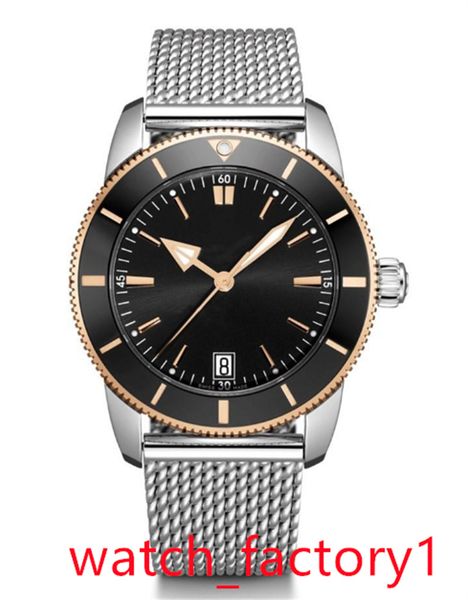

new men's luxury watch 44mm b20 steel belt automatic mechanism/quartz movement full working quality watch wa cmnx, Slivery;brown