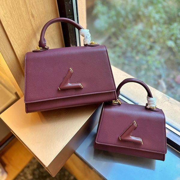 

Tote Designer Crossbody Twist Denim Handle New Fashion Women 2size Leather bags Top Quality Shoulder Strap Pochette 23cm 19cm1 31797, #4