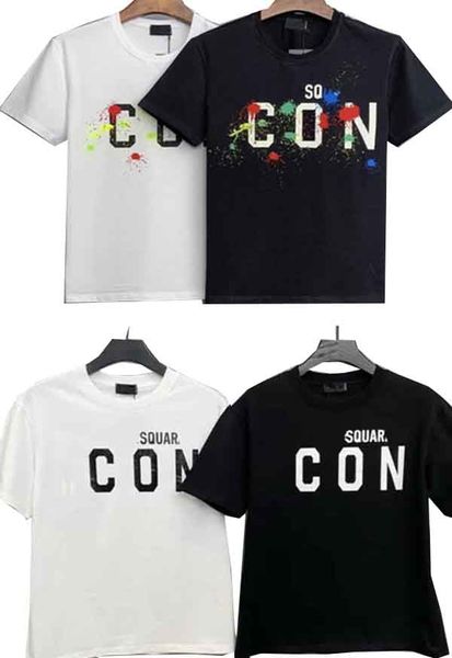 

23ss letter print ment-shirt italy t-shirt d2 dsq icon gg cotton men polo shirts streetwear men's t-shirts women shorts t-shirt short, White