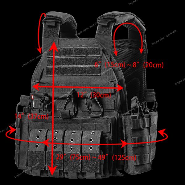 

1000d nylon plate carrier tactical vest outdoor hunting protective adjustable modular vest for airsoft combat accessories hunting apparel ac, Camo