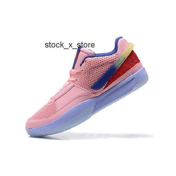 

one womens ja morant 1 basketball shoes pink youth kids boys scratch midnight phantom day purple questions mismatch sneakers tennis with box, Black