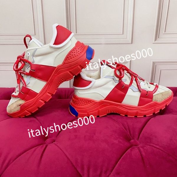 

men fashion designer sneakers women casual shoes platform loafers trainers triangle shoes black leather shoes