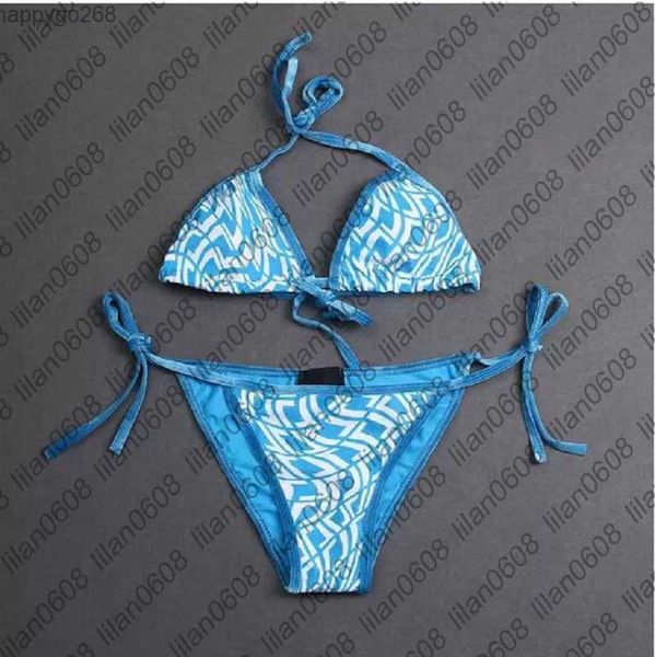 

luxury bikini split swimsuitgradient embroidery set brand letters swimwears designer metal chain ladies backless, White;black