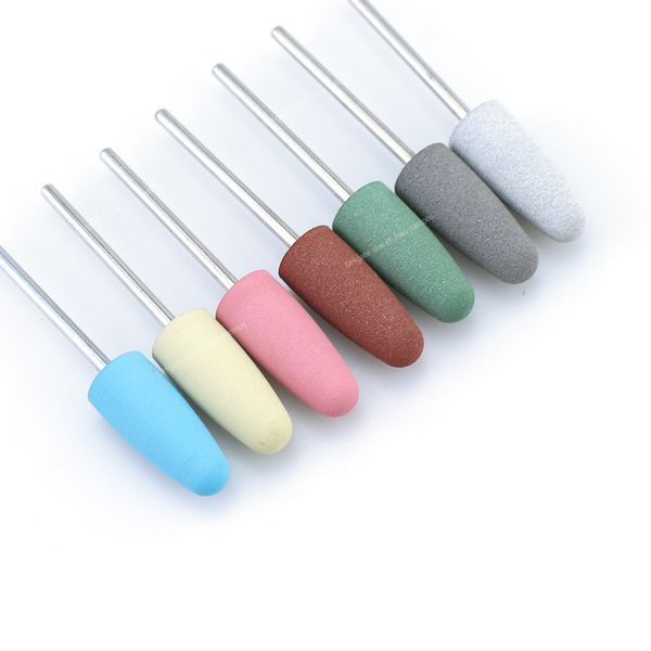 

nail art tools nail toolsnail drill accessories bits 1pcs silicone nail drill milling cutter drill bits files burr buffer for electric