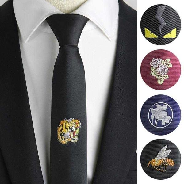 

preppy style jk uniform tie shirt accessories womens embroidery vintage tiger, Blue;purple