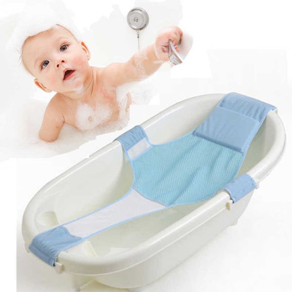 

tubs seats care adjustable infant shower bathtub newborn baby bath net kids safety security seat support toddler bathing cradle bed p230417