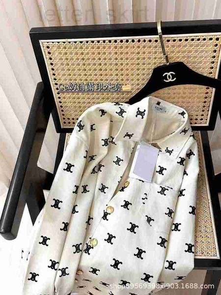 

women's polos designer old blossom shirt cream flocking coat hwn0, White