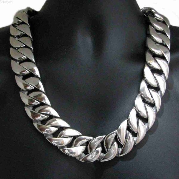 

factory price 25mm width sterling silver 925 link jewelry men hip hop cuban link chain necklace