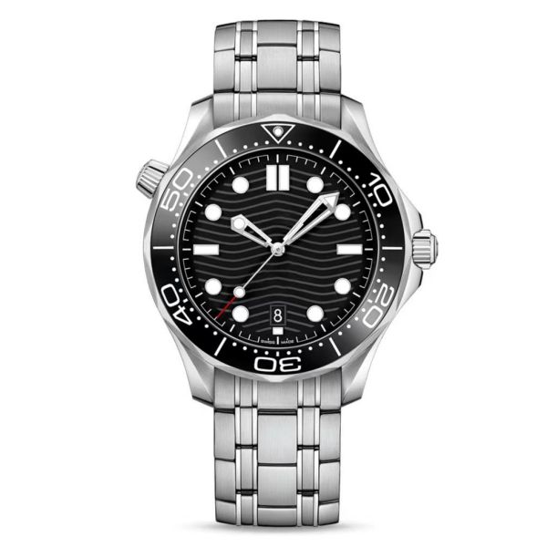 

mens watch high-quality designer watch 42mm calendar sapphire stainless steel dial business fashion monte watch luminous watch waterproof me, Slivery;brown