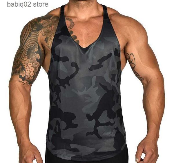 

men' tank men gym tank shirts workout clothing fitness bodybuilding sport vest sleeveless singlets running vest plus size m-3xl t230, White;black