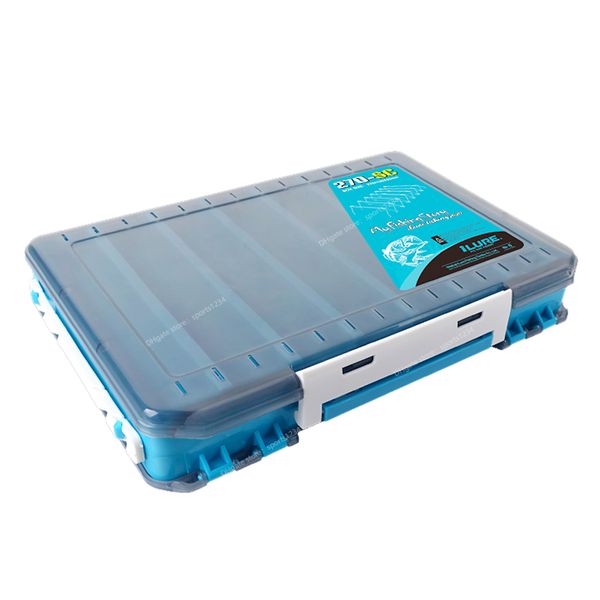 

double sided fishing box fishing lures hooks case storage box fishing tackle organizer box fish accessories tool fishingfishing tackle boxes