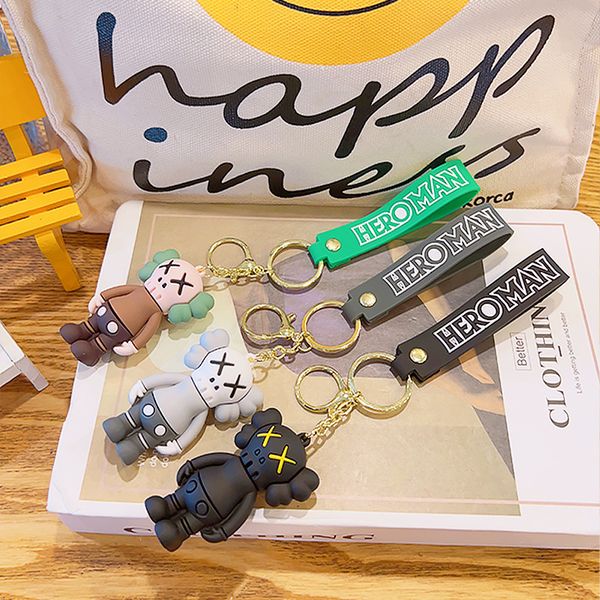 

party favor sesame street kaws cartoon keychain pendant wholesale couple bags pendant adornment cute car keychain small products