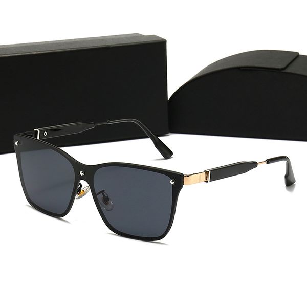 

new designer sunglasses for men women luxury sun glasses outdoor street party square frame retro fashion goggle 6 color optional with box, White;black
