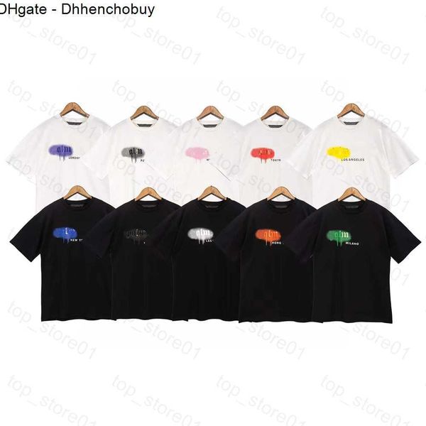 

summer pa men womens palm t-shirts mans stylist tee guillotine bear palms printed short sleeve truncated bears angles tees angel t shirt h9x, White;black