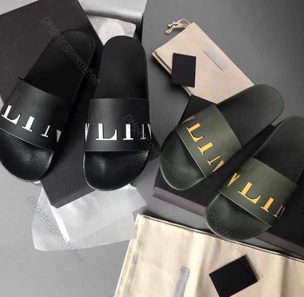 

luxurys dazzling loafers designers womens mans sandals rivet thick bottom slipper leather rubber slides platform sliders with thick soles 4c, Black