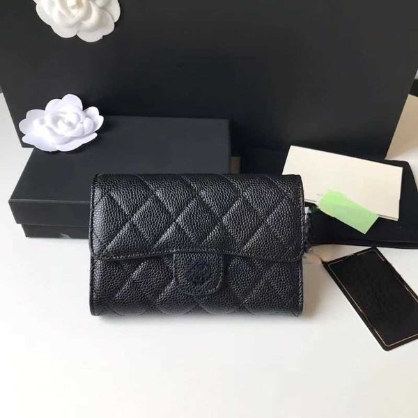 

cc bag women designer wallet small wallet card holder wallet caviar wallet zipper wallet leather wallet quilted fashion bag caviar purses co, Red;black