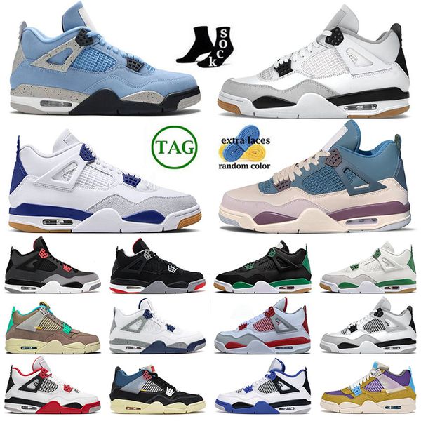 

2023 jumpman 4s designer black green mens womens basketball shoe midnight navy military black pine green seafoam sail white oreo casual fash