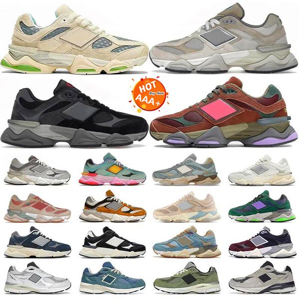 

9060 Designer Casual Shoes Men Women Classic 2002r Genuine Leather Outdoor Sports Trainers Black White Massage designer 550 sneakers shoe, Color 46