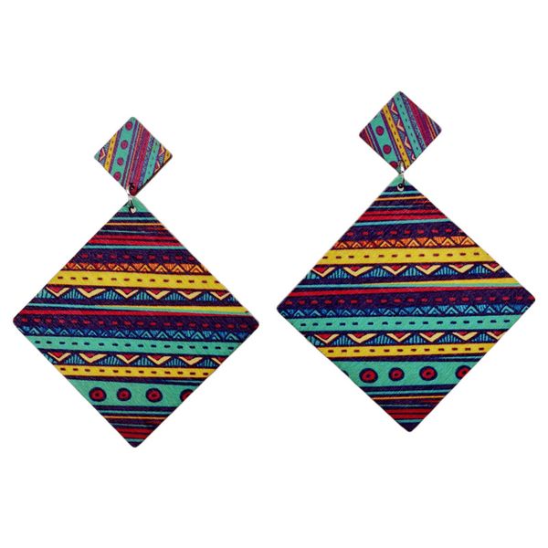 

new designed wooden dangle earrings fashion corlorful jewelry ladies wearing 20pairs/lot, Silver