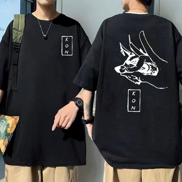 

men's tshirts japanese anime chainsaw man hayakawa aki devil kon print tshirt soft cotton tshirts women manga t shirt streetwear 230417, White;black