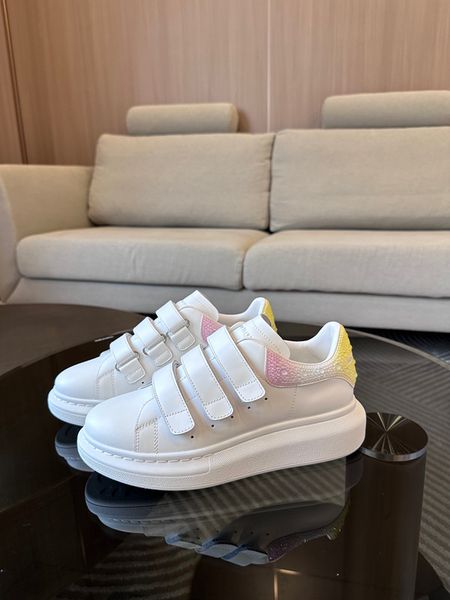 

designers oversized sneakers casual shoes white black leather velvet espadrilles trainers mens women 0628