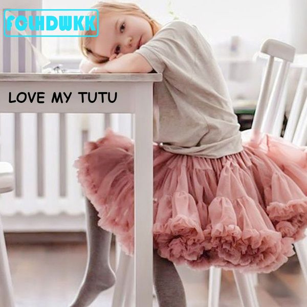 

skirts tutu skirt baby girls skirts 1 to15 years princess pettiskirt party dance rainbow tulle skirts girls clothes children 230417, Blue