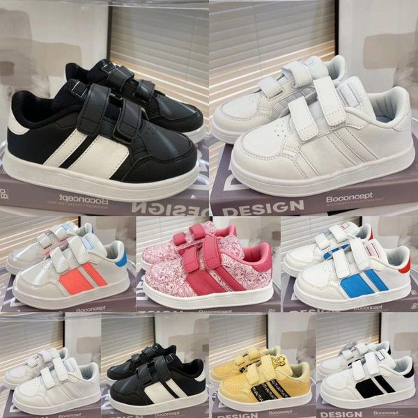 

new fashion new fashion kids shoes shell toe designer toddler shoe casual sneaker children black white trainers girls baby kid youth infants