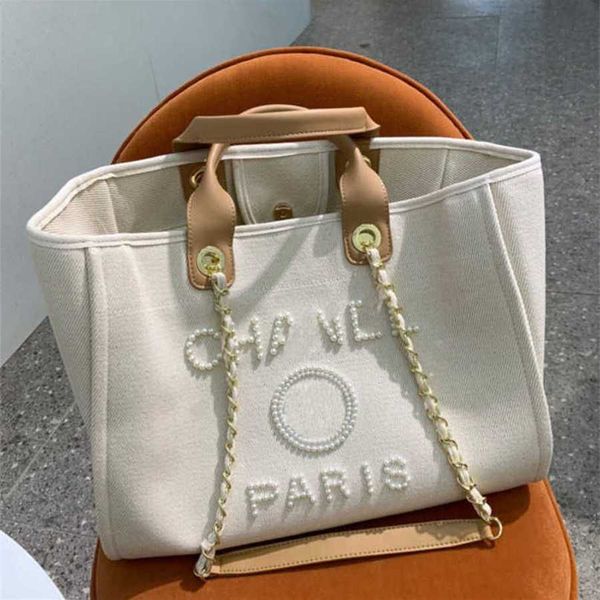 

50% off luxury women's classic beach canvas large capacity bag small chain packs big shopping handbags 9qwx