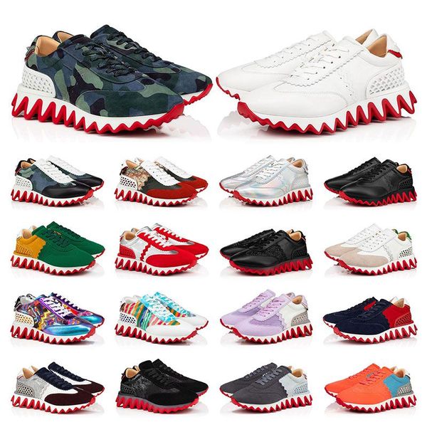 

2023 men women casual shoes luxury designers shark sports sneakers genuine leather rivet sharks black mens sport fashion trainers walking