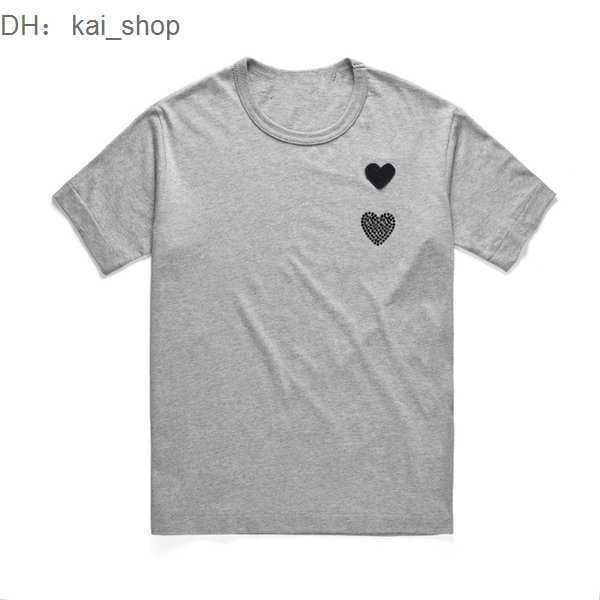 

men's t-shirts fashion mens t shirt designer red heart casual women s des badge garcons high quanlity tshirts cotton embroidery283h 81, White;black