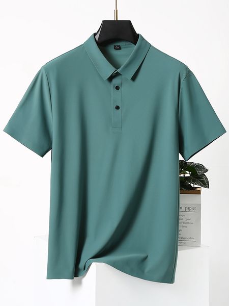 

men's polos summer men polo shirts classic short sleeve tee breathable cooling quick dry nylon polos golf t-shirt plus size 8xl 230417, White;black